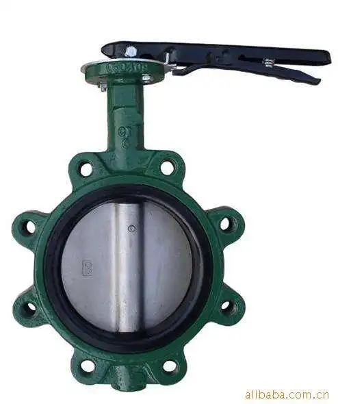 
Excellent DN40 Soft Seal PTFE Manual Handle Wafer Valve Stainless Steel 304 Disc Butterfly Valve 