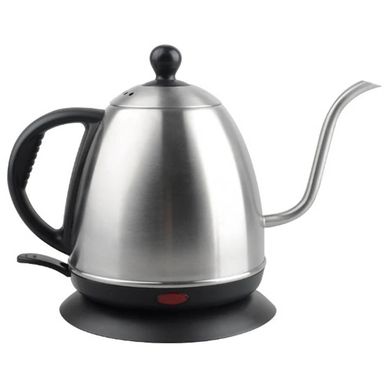 Q NEW Eu Plug,Hand-Washed Coffee Pot Barista Special Drip-Type Fine Mouth Pot 1L Long Mouth Pot