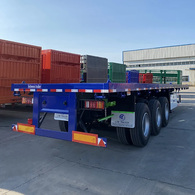 Прямые продажи 40ft контейнер полуприцеп планшетный для
