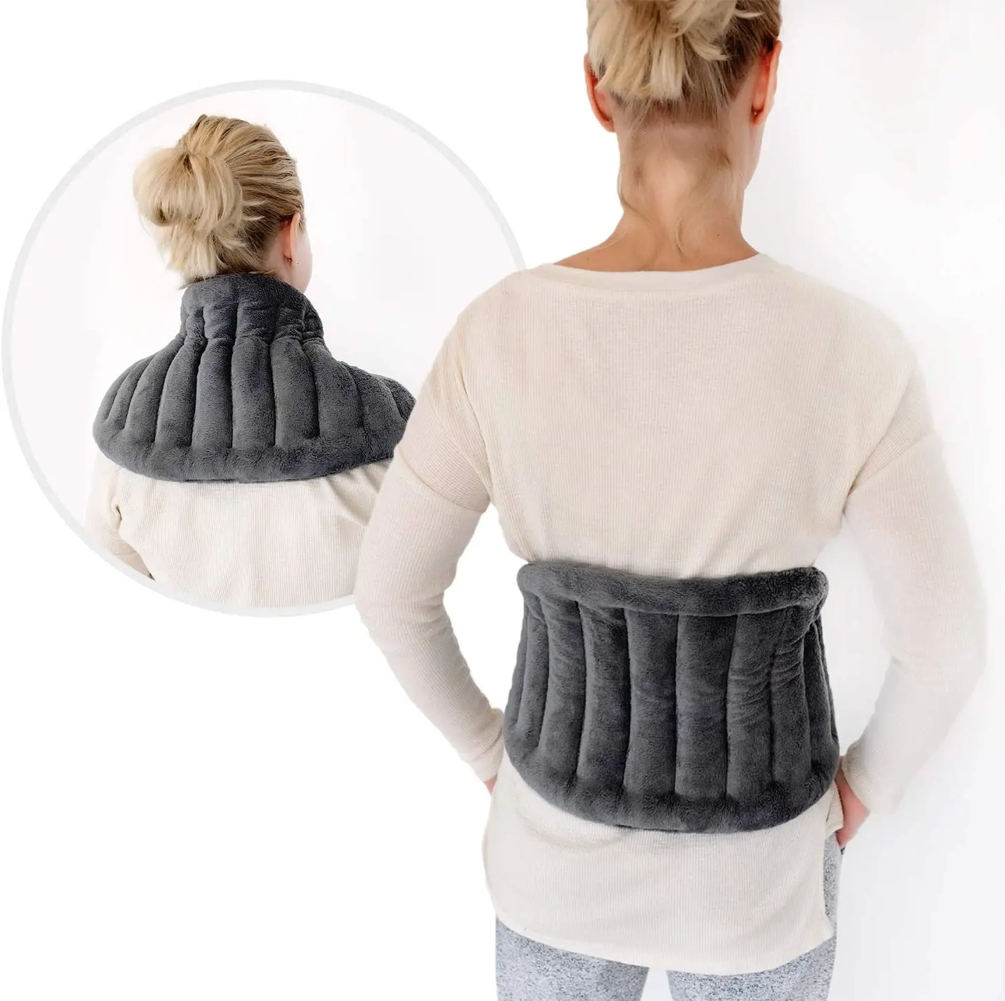 Soft Pillow Design Microwavable Lower Back Heating Pack