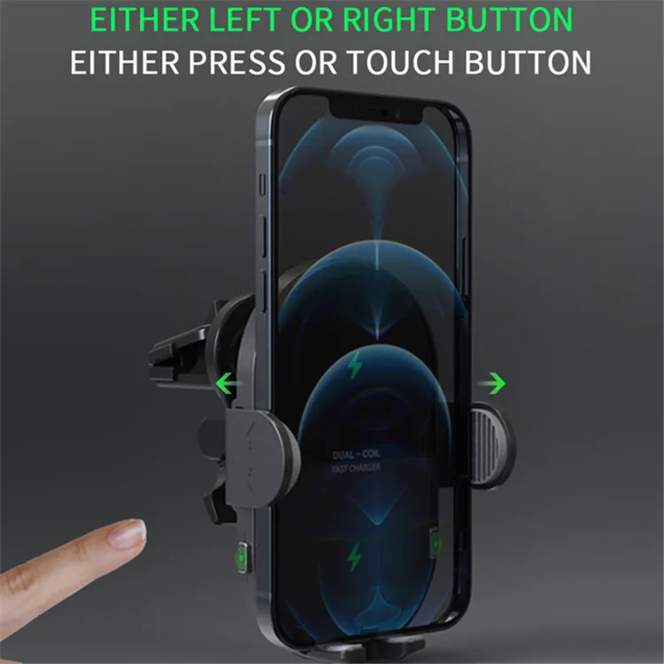 New Products Mobile Phone Car Holder 15w Universal  Qi Wireless Charger Fast Wireless Car Charger