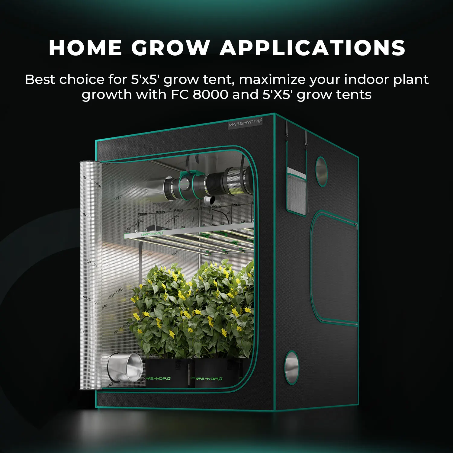 800W Samsung led grow light for medical plant Lm301h Lm301b Full Spectrum Mars Hydro FC8000 plants 650w