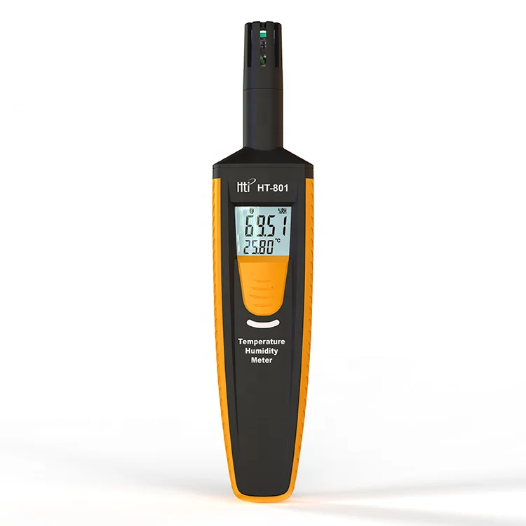 XINTEST HT-801 ручной датчик температуры и Hti температуры и влажности Измеритель термометр цифровой ЖК-дисплей Электронный