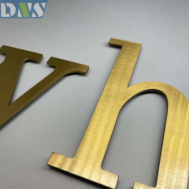 Brand new sign shop outdoor metal letter logo metal letters fiber laser cutting sign with high quality