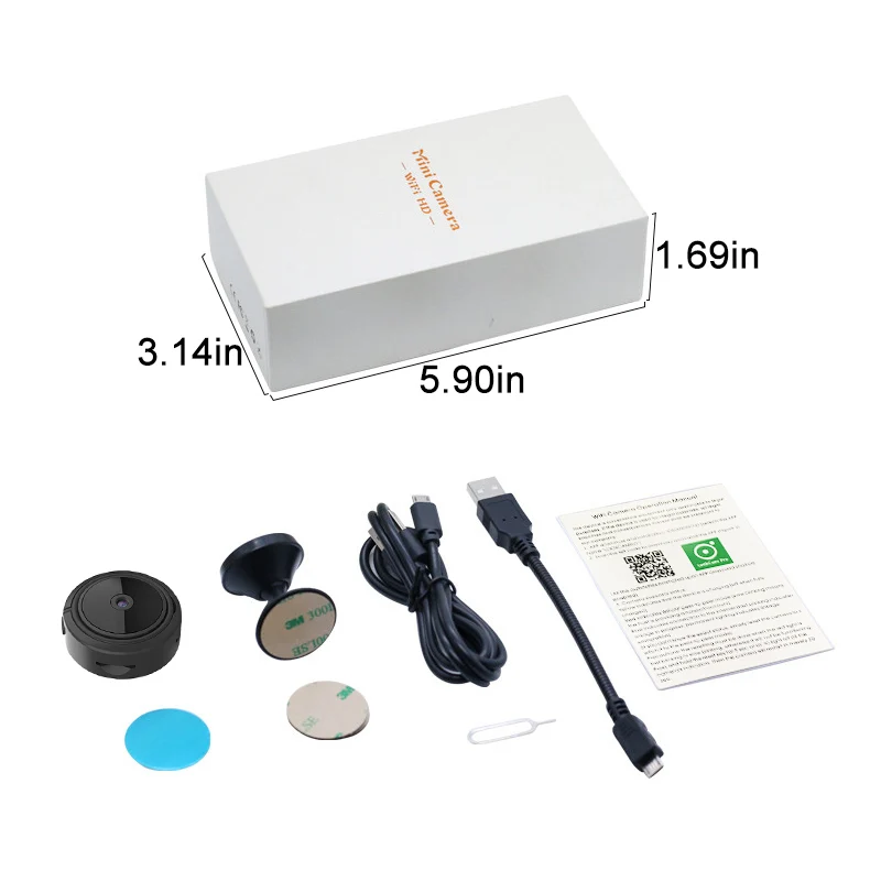 1080p New Product Spy Small Wifi Blink Mini Hidden Security Camera Wireless With Mobile Connection