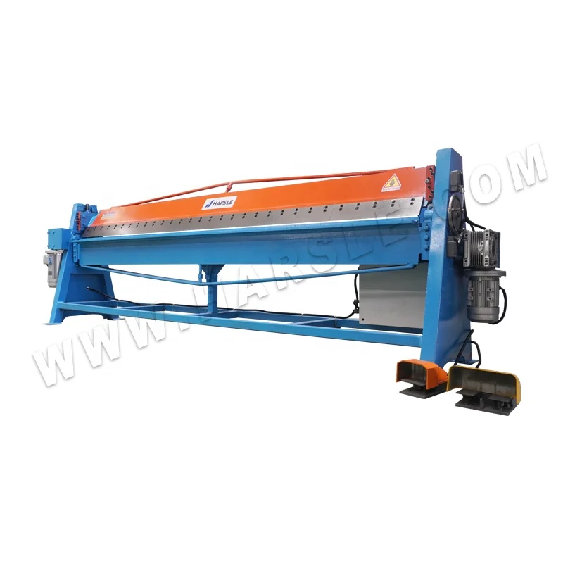 Duct machine electric plate folding machine for steel sheet bending, 2500mm length bending folder