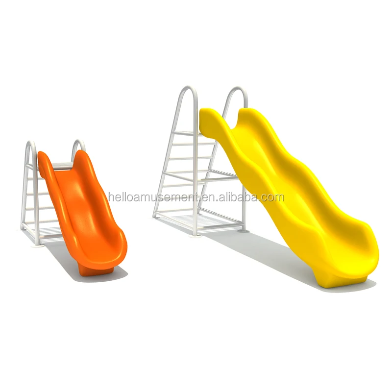 Kids backyard land and pool single water slide for outdoor games for wholesale