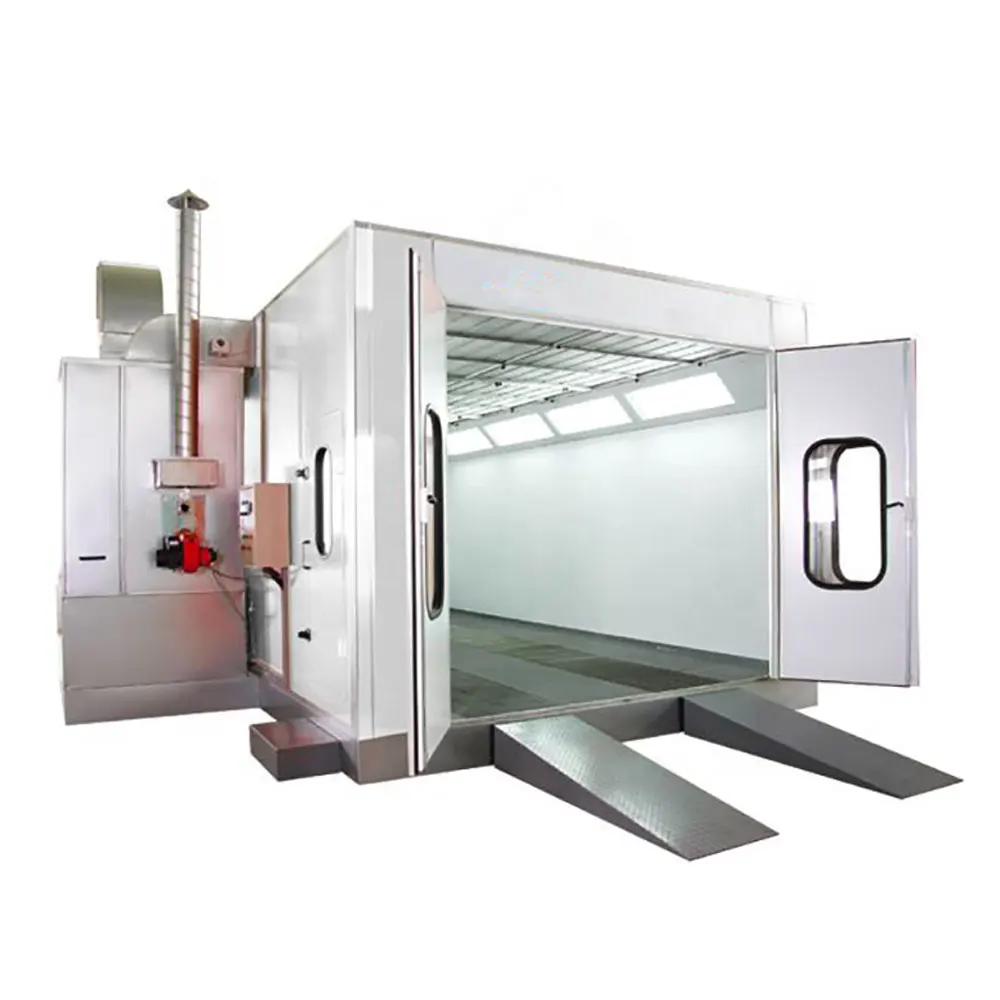 2024 new design car spray booth oven heating natural gas spray booth gas burner  with CE certification