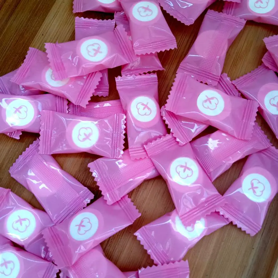 Top Selling Personalized  disposable towels soft smooth Candy individual packing Magic Compressed face Towel