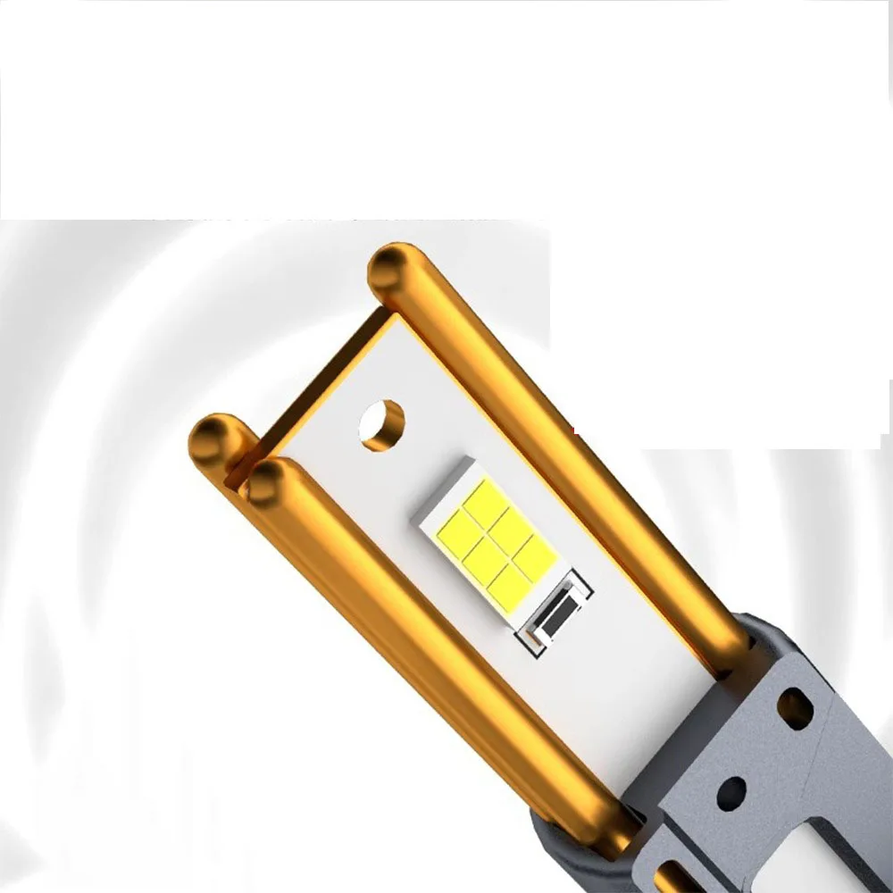 180W high power three copper tube LED car headlight H7 super bright H4 high and low beam integrated car LED headlight