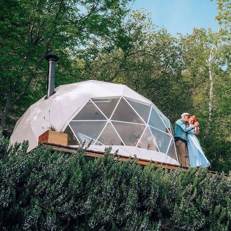 trade show tent Customized Economic Geodesic Dome House /  Living  Dome House/ Igloo Dome House 6m dome tent geodesic dome