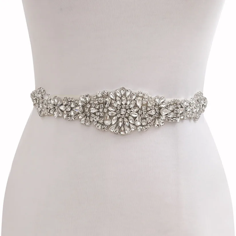 High-quality 3A Crystal Rhinestone Wedding Waistband Wedding Accessories Bridal Belt for Brides