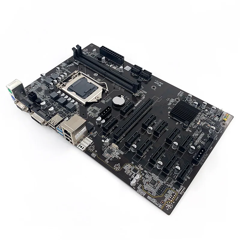 Computer motherboard B250, motherboard 1151 interface DDR4 not direct insertion graphics card 9-card kit 1X to 16X conversion