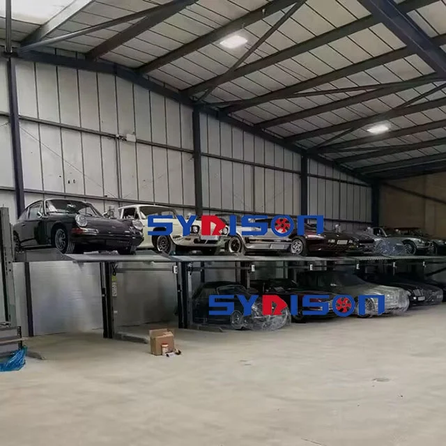 Hot sale 2 level parking lift two post car parking lift for car parking barrier