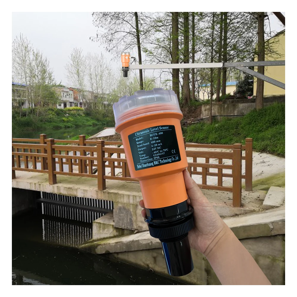 HCCK High Precision Ultrasonic Water Level Sensor Gauge Meter Level Transmitter