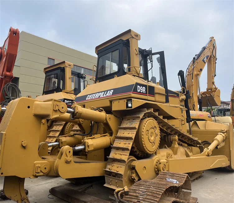 Японский бульдозер Caterpillar D9R Dozer с большой лебедкой CAT D9 по низкой цене