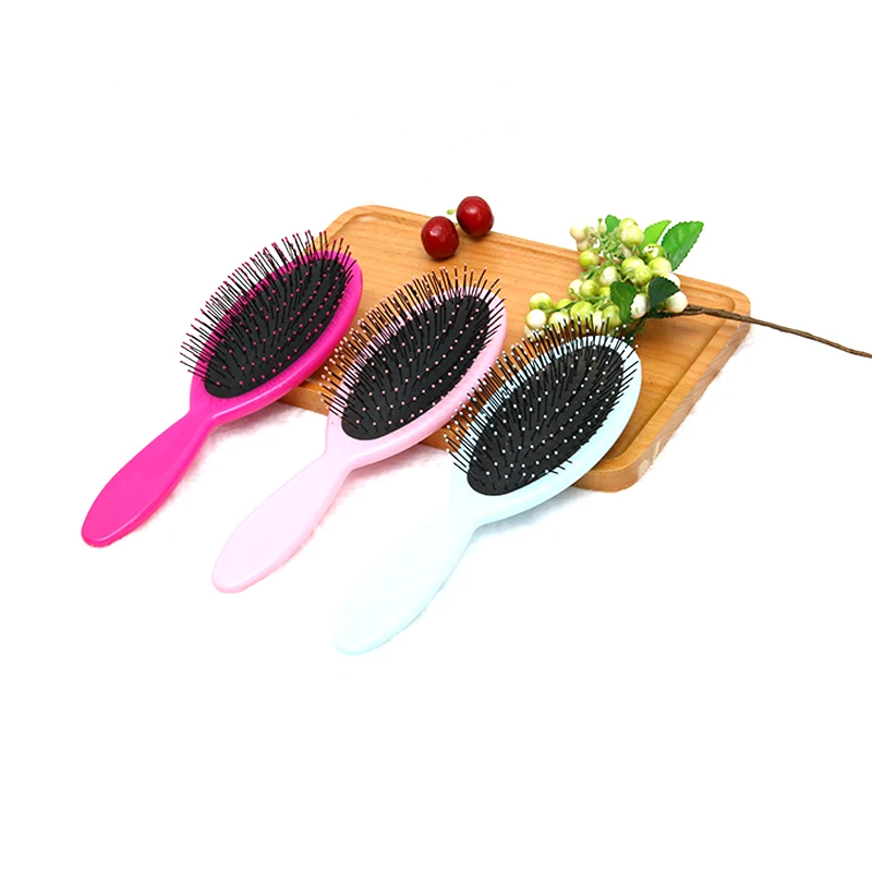 
professional plastic tangle detangling hairbrush hair comb brush wholesale 