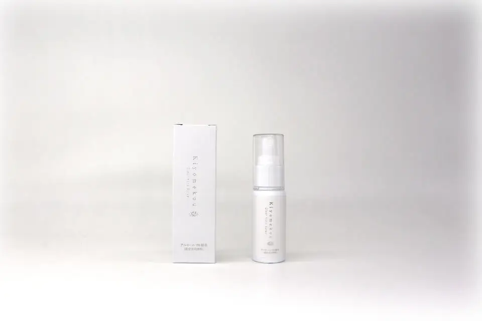 Mini shower toilet hand sanitizer mist spray with alcohol made in Japan