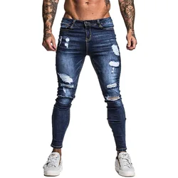 Hot sale skinny ripped pantalones jeans men