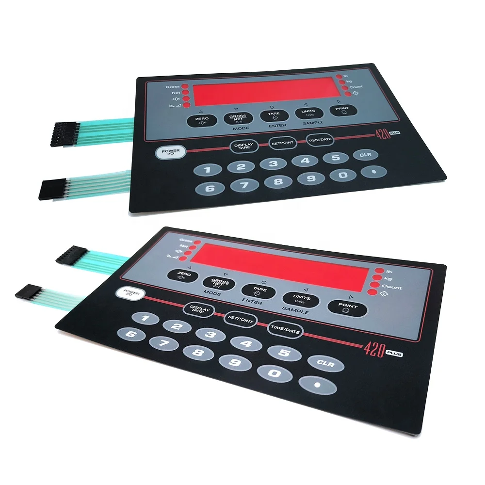 Custom Panel Membrane Switch PMMA Membrane Switch Panel Capacitive Touch Switch Button