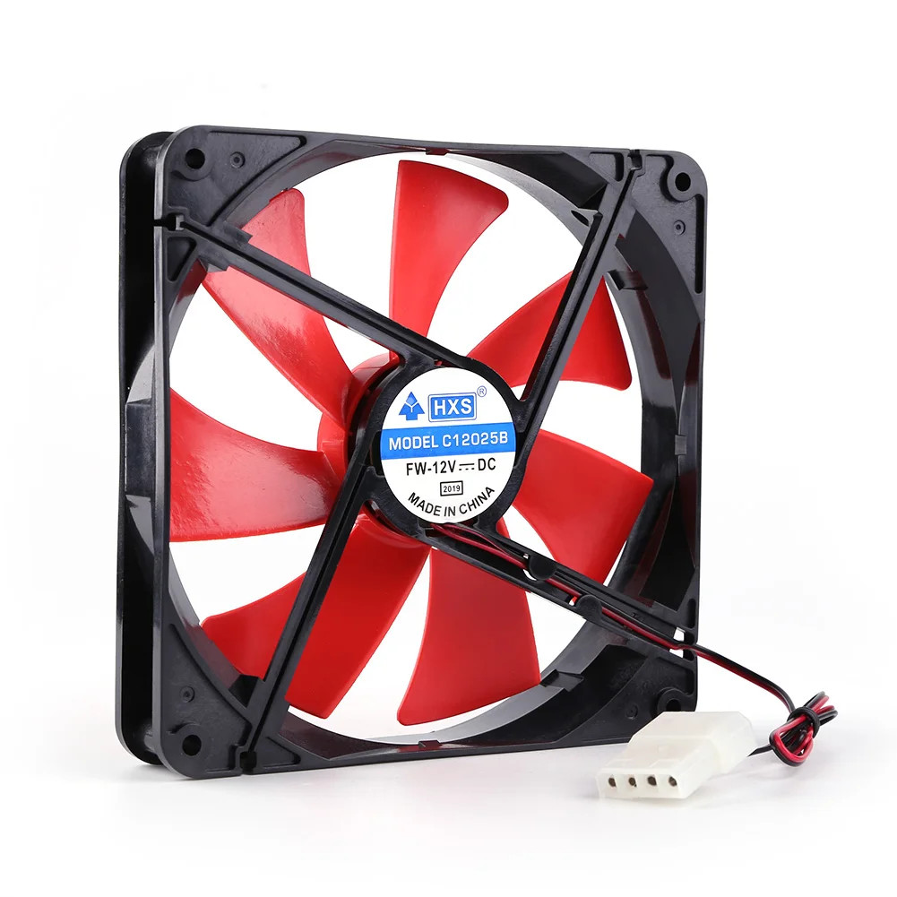 140mm 4 Pin Speed Adjustable Silent PC Case Cooling Fan CPU Cooler Fan 12V Computer components and hardware radiator cpu cooler