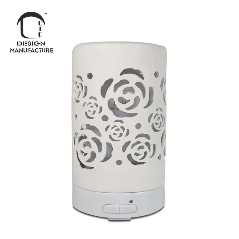 manufacturer low price  essential oil home Mother Day 100 ml white ceramic air humidifier