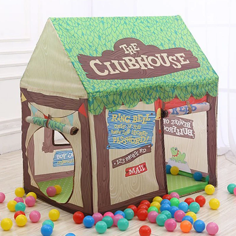 Indoor kids party tent entertainment 190T Polyester play tent house for kids