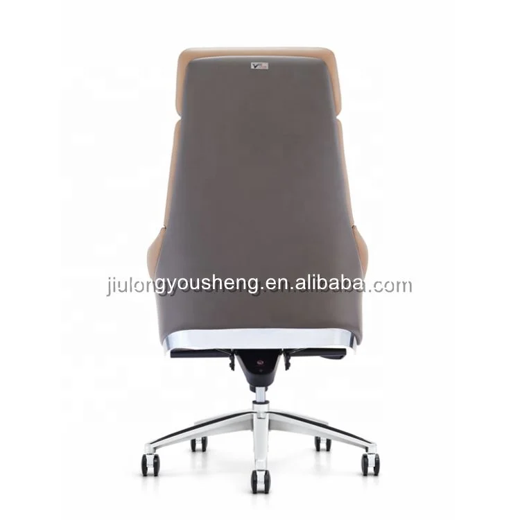 High End Director Office Chair with Offices Design Luxury Chair with Aluminum Alloy Base Sedia Scrivania