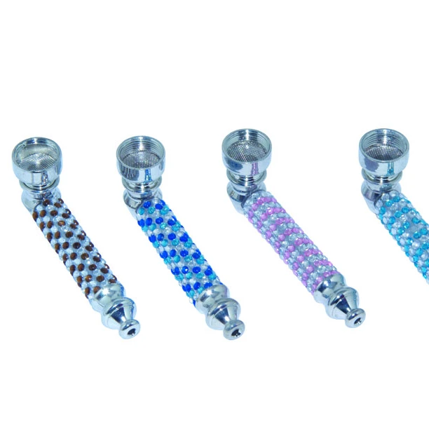 Портативная Наружная трубка из алюминиевого сплава для курения, 85 мм