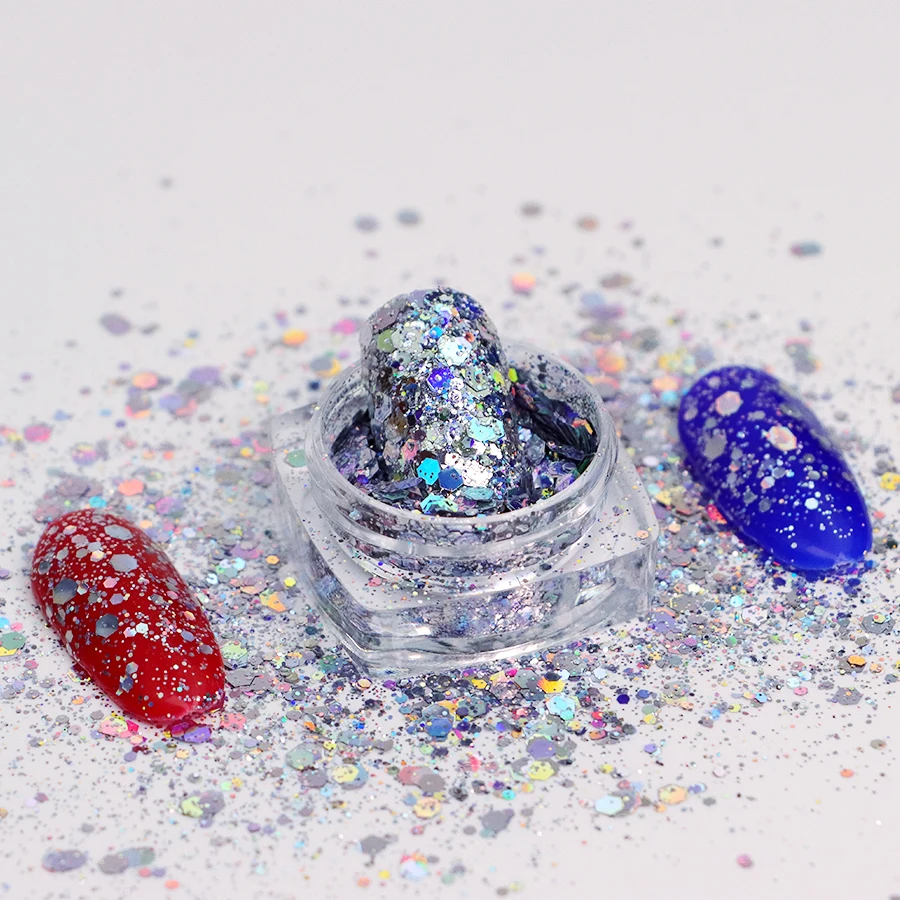  Glitter Jars Factory Supply Wholesale 2oz 100gram 1kgs Holographic for Crafts