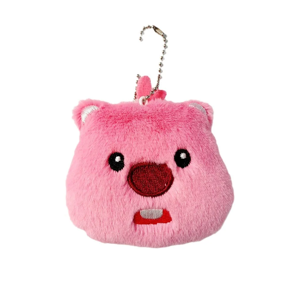 Cute and squeaky Ruby doll keychain pendant beaver cappella guinea pig plush bag pendant small gift wholesale