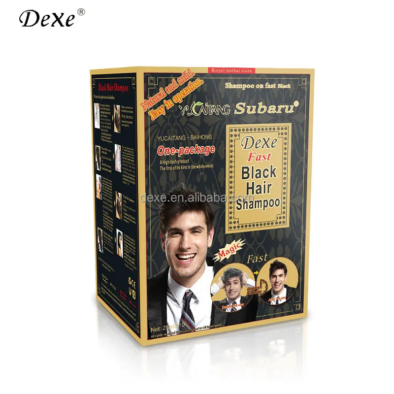 Magic Black Hair Color Shampoo Hair Dye Black Colour Shampoo Permanent Hair Dye Color For Women & Men