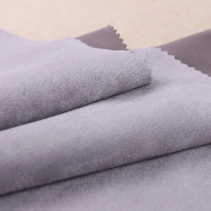 high quality 280-420gsm sucba suede fabric microfiber polyester spandex fabric for jacket
