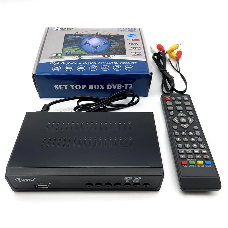 New Products Customized PVR Media Digital Set-top Box Wifi Channel Tv Box Receiver H.264 FTA Full HD Mini Set top Box
