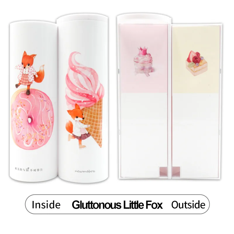 NBX Factory Products Kimi Cat Kawaii Animal Pencil Case with Calculator for Kids Plastic School Pencil Box