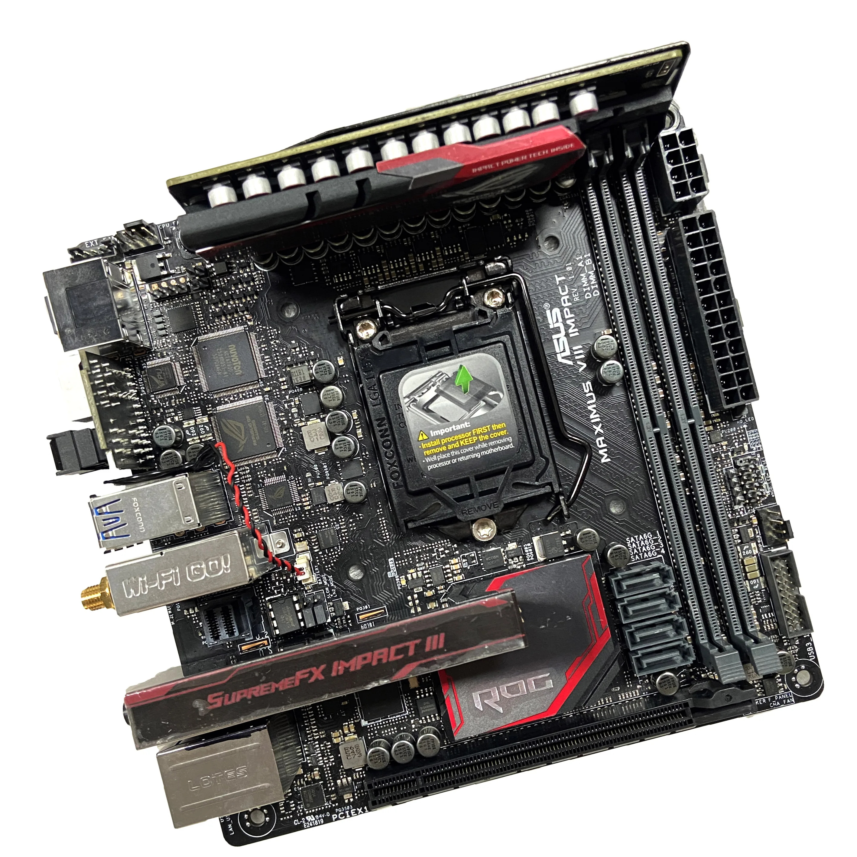 Motherboard MAXIMUS VIII IMPACT with Intel Z170 LAG 1151 DDR4 32GB for desktop computer motherboard