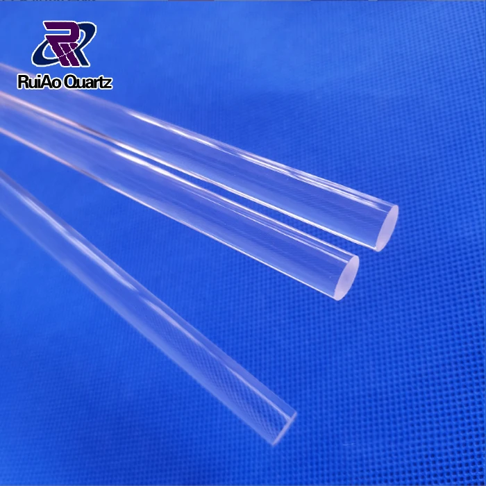 High purity clear quartz glass rod/quartz glass bars in Chinese market