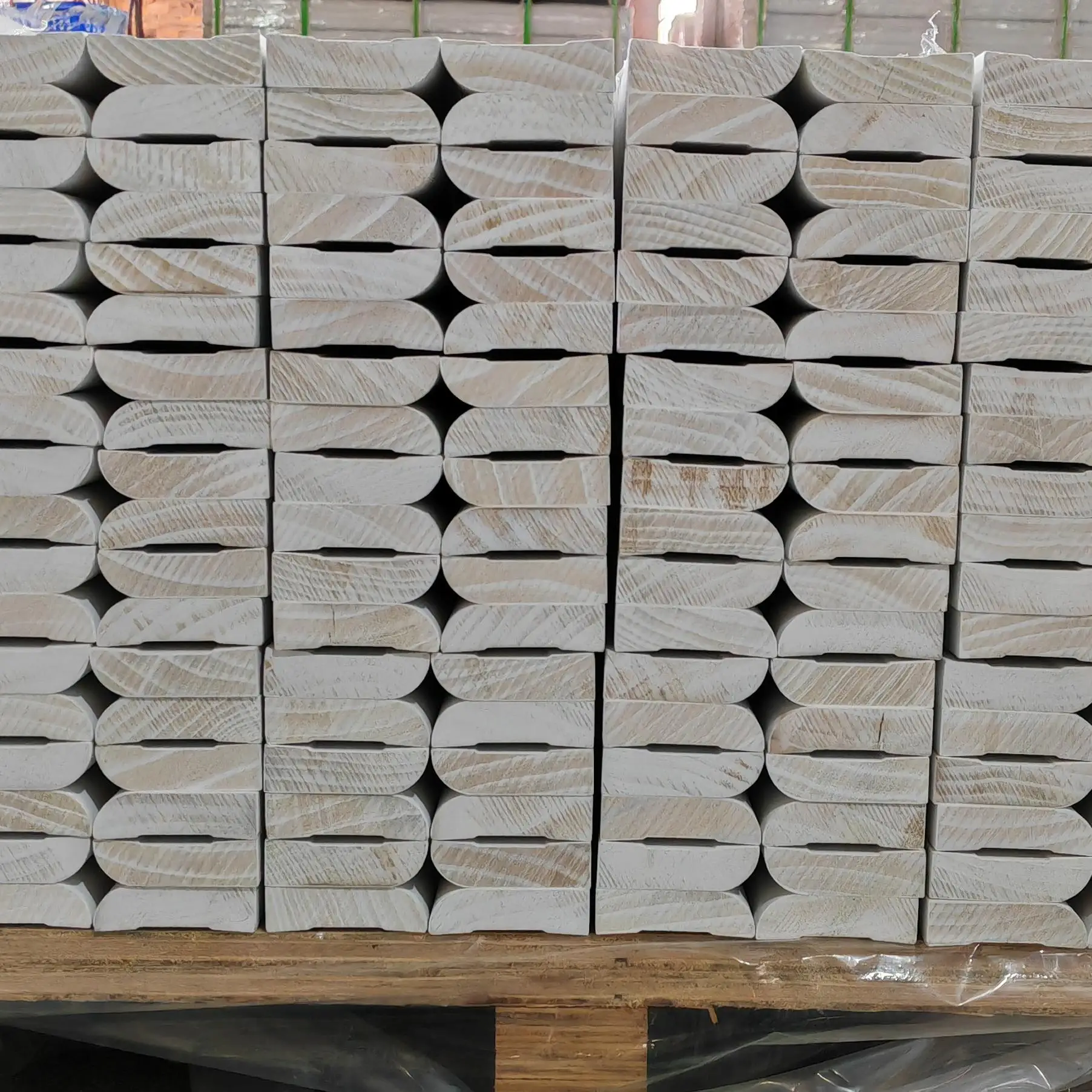 Concrete Molds White Primed PFJ Pre-finished Bullnose Skirting Board Architrave Flooring Trim