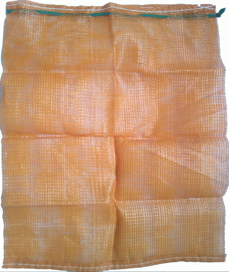 factory supply agriculture usage 20kg packing plastic garlic mesh bag with customized logo