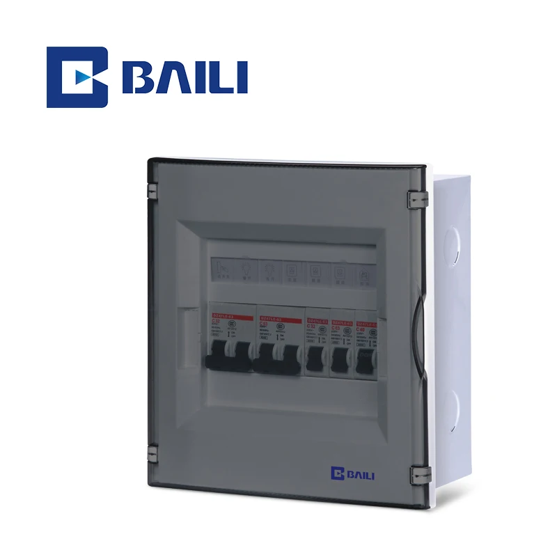 BAILI  LS 7 Way  High Quality new design Flush Mounted metal panel board MCB Electrical Distribution Box