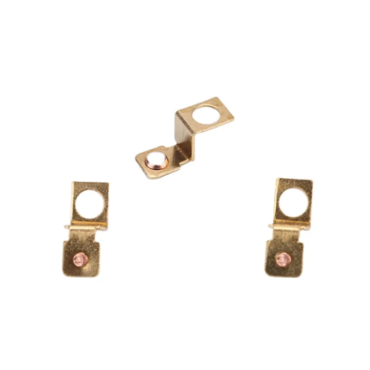 
Custom electrical socket accessories silver contacts copper electrical switch composite contacts rivet components wholesale 