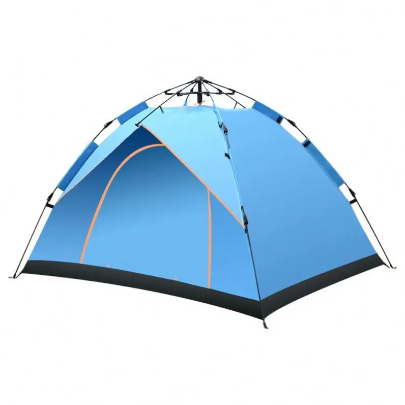 Beach 3-4 People Travel Double Layer Automatic Tent Camping Full Set Instrument Outdoor Tent Double Camping Tent
