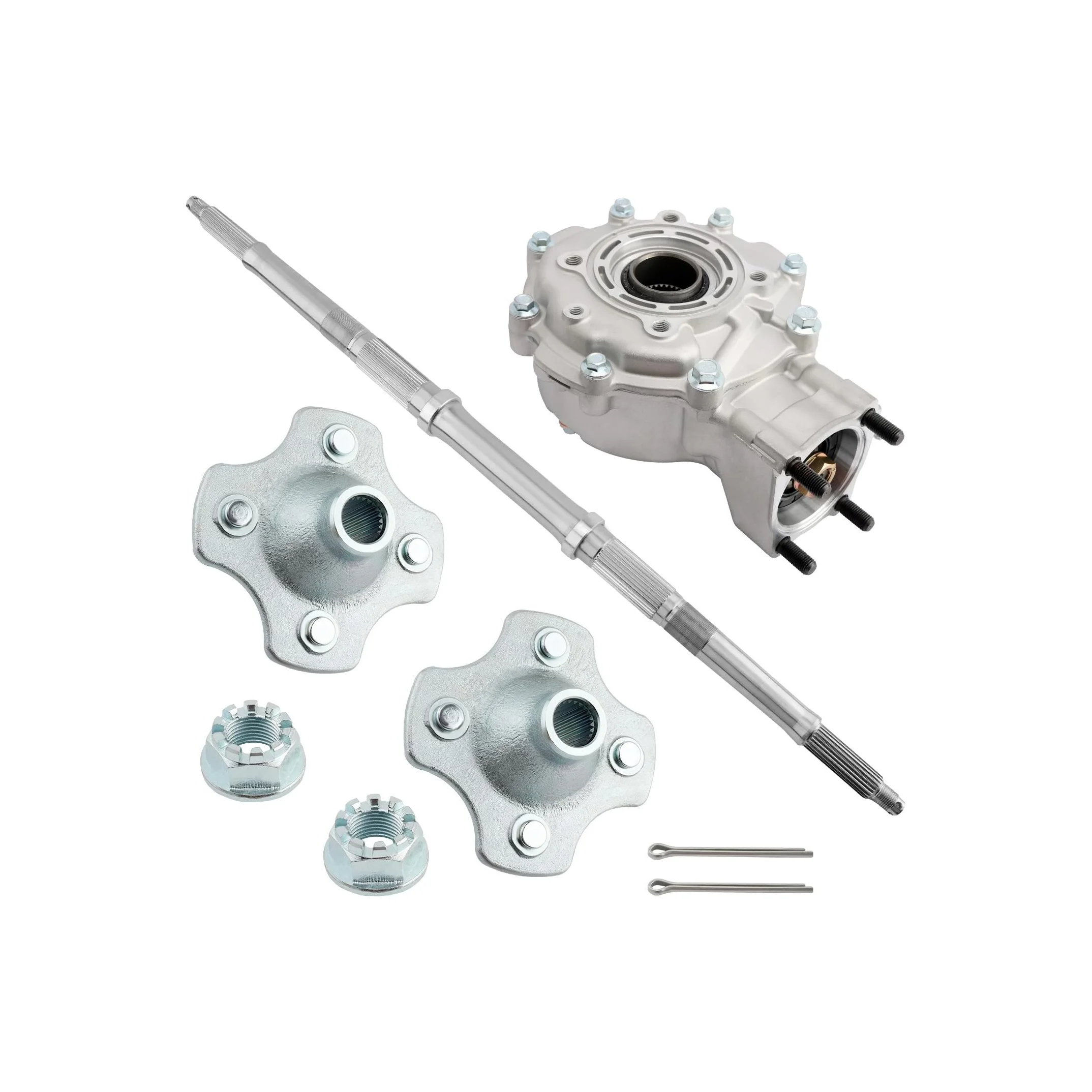 Rear ATV Differential Assembly & Axle Shaft & Wheel Hub Compatible With 1988-2000 H-onda TRX300 TRX300FW Fourtrax 300