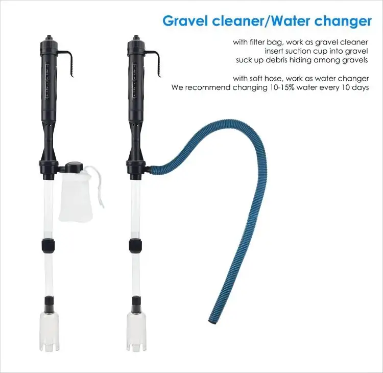 Battery Operated Powerful Fish Tank Syphon Aquarium Gravel Cleaner