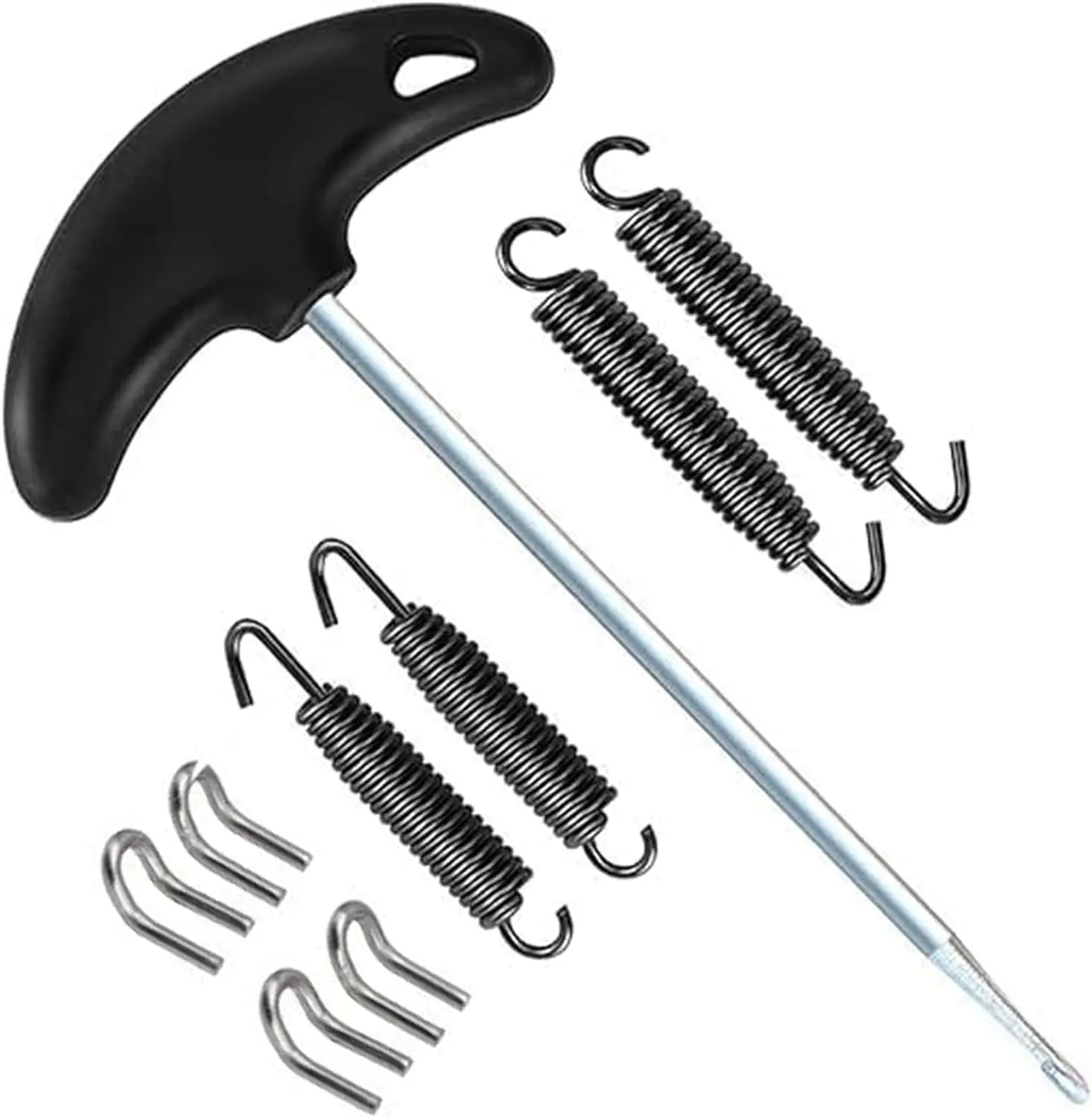 Exhaust Spring Puller Removal Tool Exhaust Pipe Spring Puller Installer Hook Tool with Exhaust Pipe Springs Swivel Hook