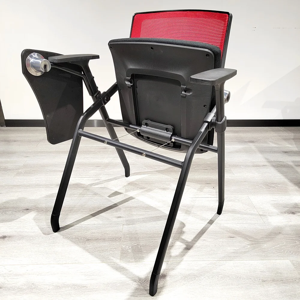 Пластиковые стулья, тренировочный стул с блокнотом для письма, офисная мебель, стул для конференций