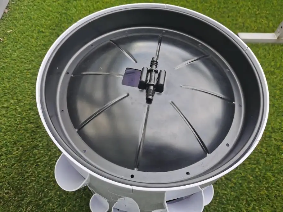 Manufacture Hydroponic Garden Tower Column Hydroponic Home Growing System with Bottom Wheels