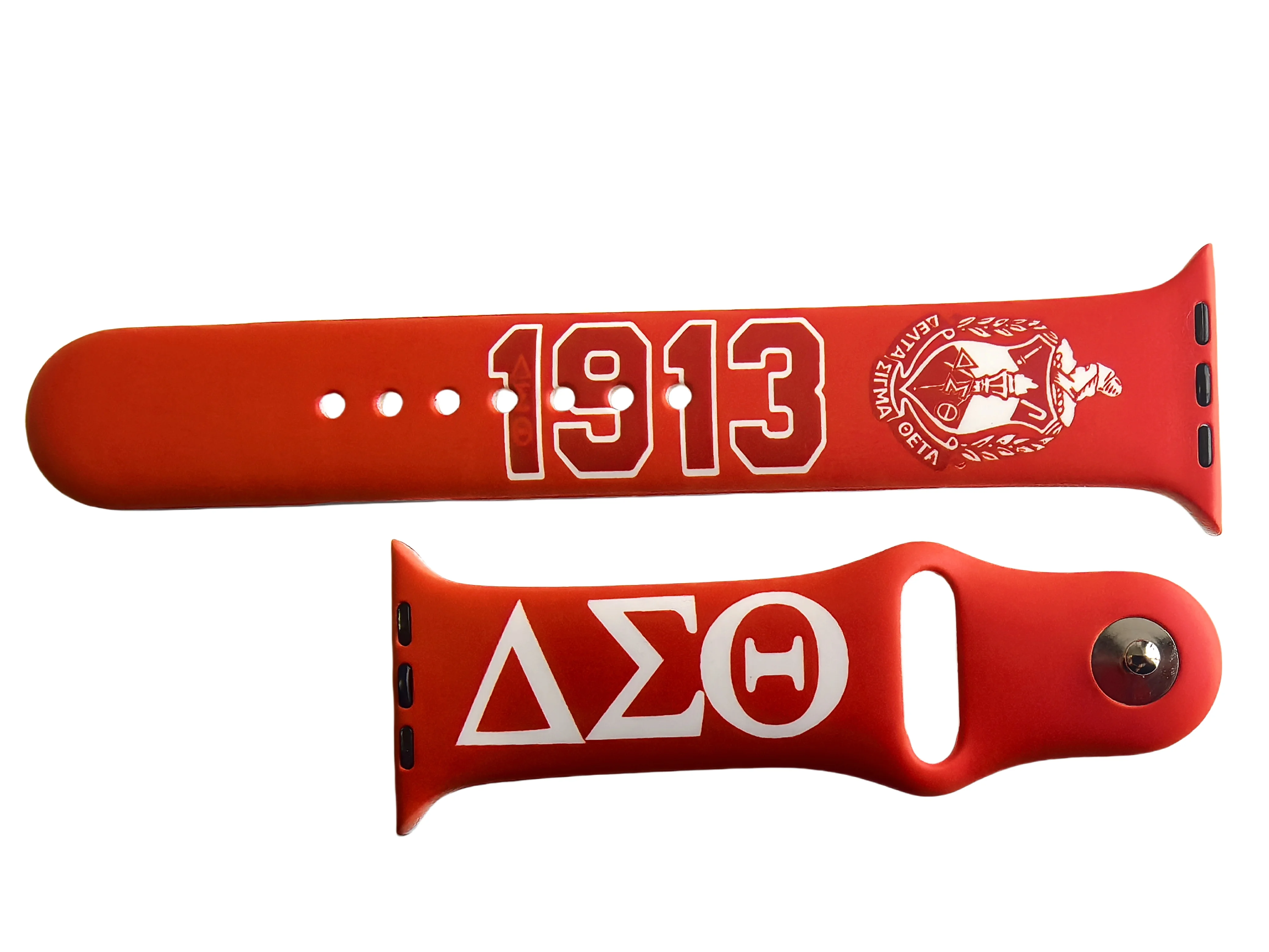 Zeta Греческая группа силиконовый ремешок для часов индивидуальный логотип