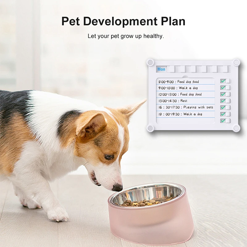 Pet Feeding Reminder Daily Task Planning Board Reusable Checklist Memo Checklist Note Board Rv Checklist Memo Plastic Board