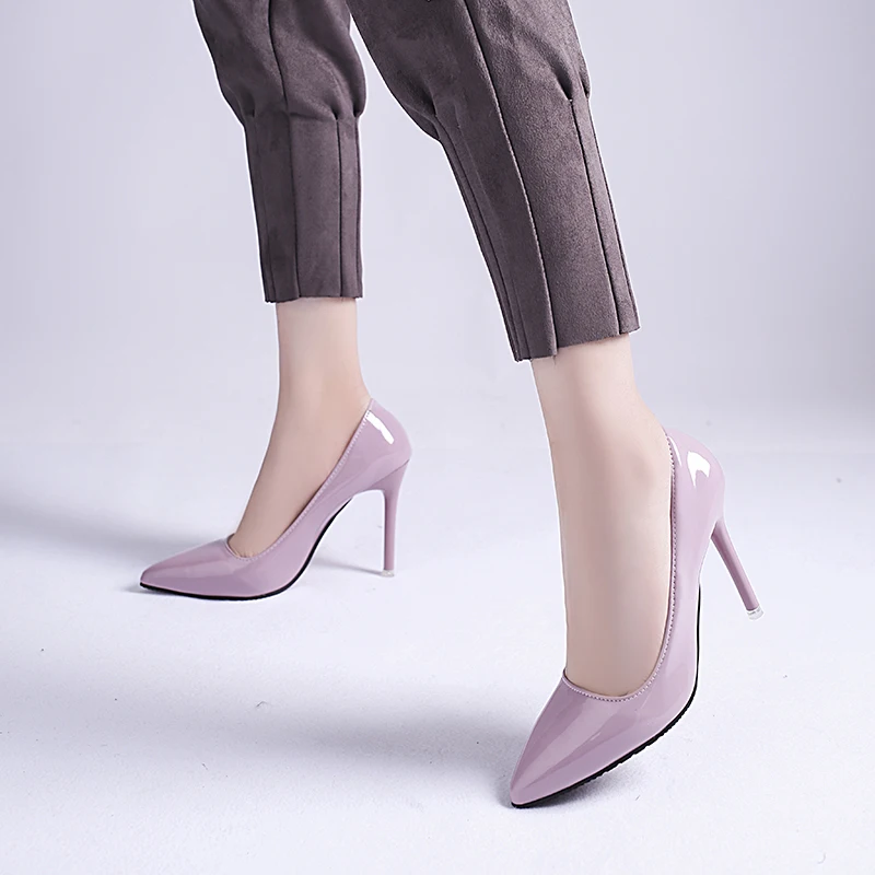 Женская обувь; Обувь в деловом стиле; Туфли-лодочки на высоком каблуке со стразами женские пикантные тонкие туфли